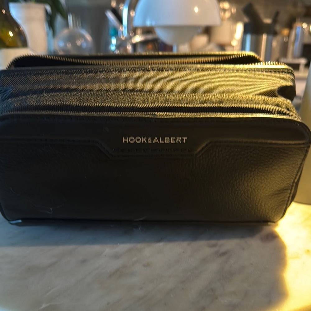 Black Leather Men's Bag